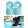 thumbnail image 6 of Pitycbo 4XLongboard Skateboard Wheels 51X70mm Resilient PU for Rough Ground Asphalt Road Light Blue, 6 of 9