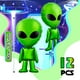 thumbnail image 2 of Balloon Meooeck Alien, 12 unidades, 80 cm, color verde gigante, para fiestas, 2 of 6