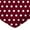 Polka Dots Burgundy, variant on SheetWorld Fitted 100% Cotton Percale Square Play Yard Sheet Fits Joovy 38 x 38, Polka Dots Burgundy