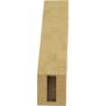 thumbnail image 4 of Ekena Millwork 3"W x 8"D x 12"H Ridgewood Rough Cedar Woodgrain TimberThane Knee Brace, Primed, 4 of 6