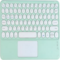 GJX Wireless Bluetooth Keyboard with Touchpad, Portable Mini Small Universal Rechargeable 10 inch Ultra-Slim Wireless Keyboard for Tablet Smartphone PC Computer Laptop
