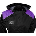 thumbnail image 4 of First Mfg Co - Rain Suit - Women's Motorcycle Biker Riding Rain Suit - Ripstop - Black Purple - 5X Large, 4 of 4