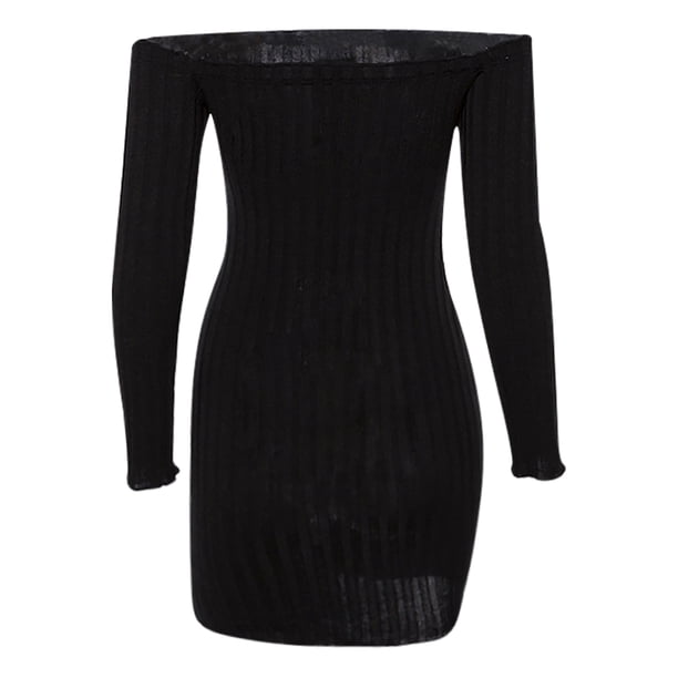 Vestido Satin Elegante Hombros Descubierto Abertura Pierna | Meses Sin