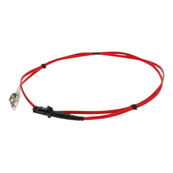 AddOn - Patch cable - LC/PC multi-mode (M) to MT-RJ/PC multi-mode (M) - 2 m - fiber optic - duplex - 62.5 / 125 micron - OM1 - riser - red