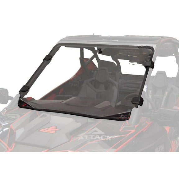 Tusk Removable Full Windshield Clear - Scratch Resistant For use with Tusk Roof For POLARIS RZR Turbo R Ultimate 2022