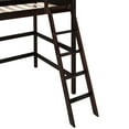 thumbnail image 3 of Aukfa Twin Loft Bed, Wood Bed Frame for Dorm Kis Teens College, Modern - Espresso, 3 of 8