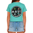 thumbnail image 2 of Maui and Sons Real Pure Short Sleeve Girl's T-Shirt Crew Neck Graphic Tee Inspired by California Surf Culture & Designed for Everyday Comfort, 2 of 4