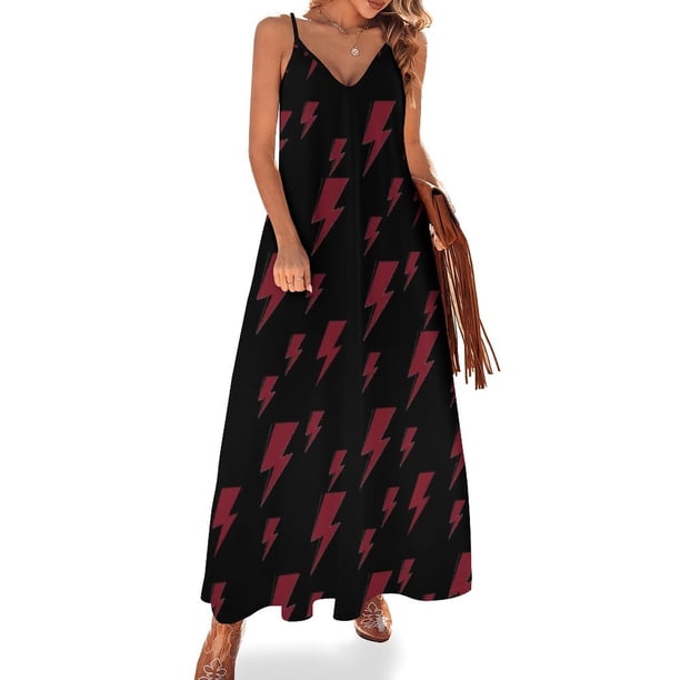 Patrón de relámpago - Vestido sin mangas Eyesasdaggers Vestido elegante estilo coreano Vestidos de verano para mujer
