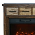 thumbnail image 3 of Jofran Hearthside Modern Rustic 32" Electric LED Fireplace 5000 BTU Console TV Stand, 3 of 4