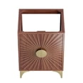 thumbnail image 3 of Modway Daylight 24" Solid Mango Wood Bathroom Vanity Cabinet in Walnut, 3 of 7