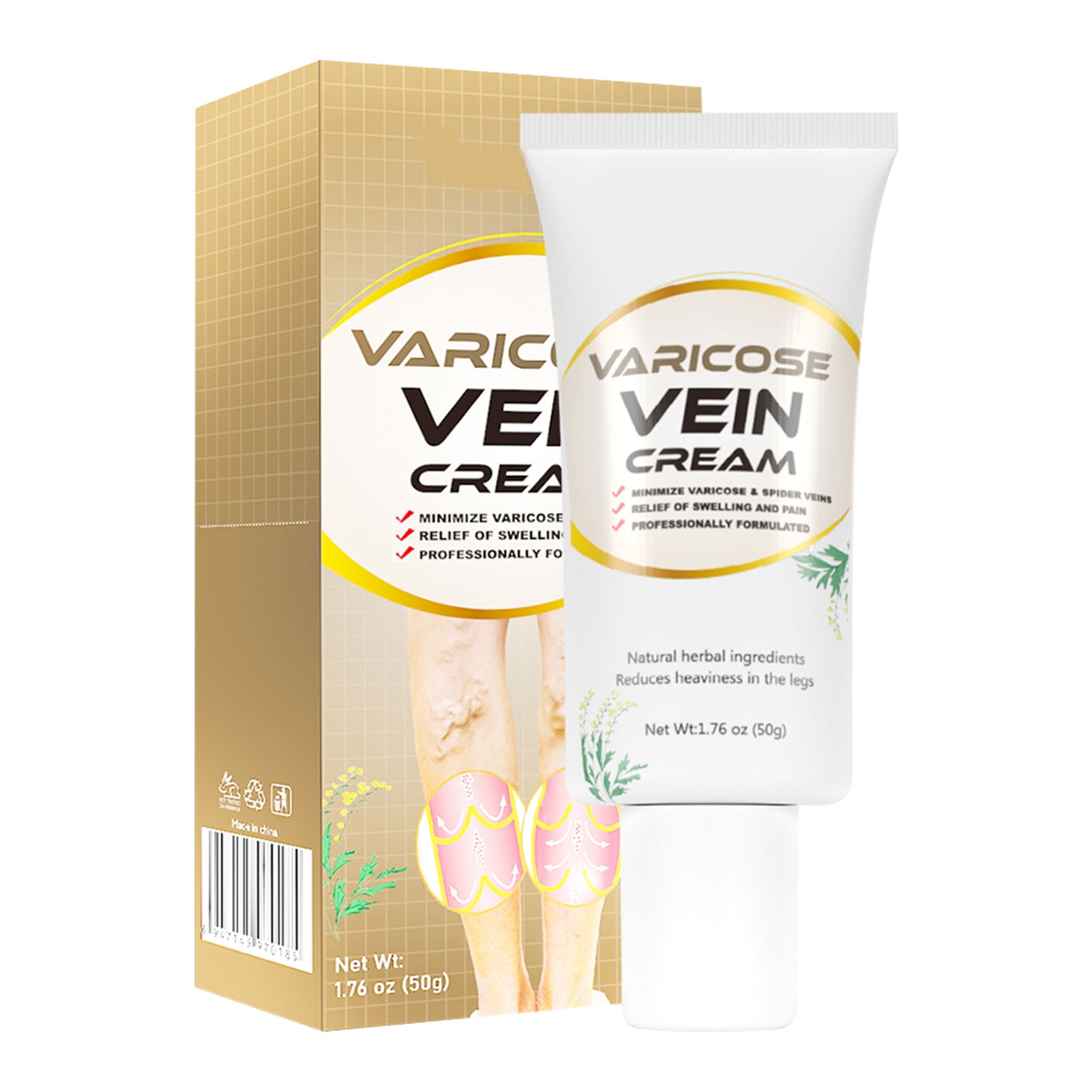 huoge Varication Massage Cream for Legs Spider Vein Creams for Legs