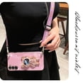 thumbnail image 4 of Crossbody Lanyard Quicksand space bear Case for Samsung Galaxy A04 A04E A04S A03 A03S A02S A02 A10 A20 A30 A50 A70 A10S A20S, 4 of 5
