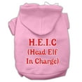thumbnail image 6 of Christmas Pet Dog  Cat Hoodie Screen Printed, "Head Elf In Charge", 6 of 10