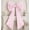 Pink-textured Cotton-frame, variant on Large Bow for Coquette Room Decor, Satin Ribbon Tie Coquette Birthday Decorations, Giant Pastel Pink Hanging Wall Decor for Ballerina Girl Just Want to Be One
