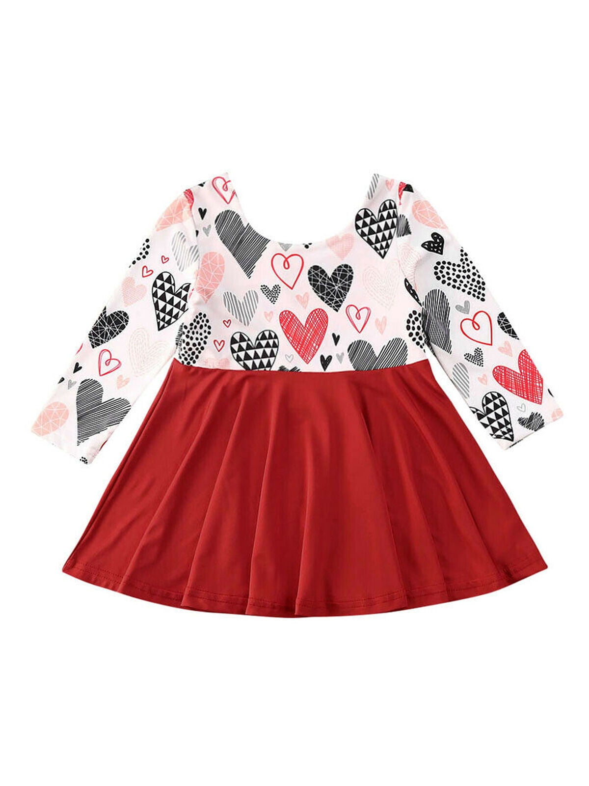 Bonnie Jean NEW dress sz 2T 3T Valentine's Day girl clothes heart red 