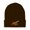 Brown, variant on Beanie Lumberjack Logger Saw Embroidery, One Size, Forest Green