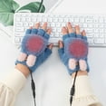 thumbnail image 2 of Fjofpr Heated Gloves for Women Cold Weather Winter Gloves Women Heated Smart USB Rechargeable Winter Cold Protection Warmth Heating Ears Gloves Washable Warm Hand Treasure, 2 of 9