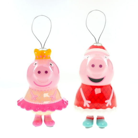 Peppa Pig Christmas Ornaments 2 pack