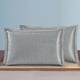 thumbnail image 1 of Funda de almohada de seda helada de verano, funda de almohada fresca, lavable, funda de almohada concisa tamaño queen para adultos, funda de almohada de seda helada, 1 of 6