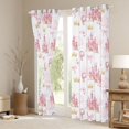 thumbnail image 3 of Manfei Girls Kawaii Ribbon Bow Butterflies Blackout Curtains Set of 2 (52x84 Each),Kids Teens Dreamy Princess Castle Window Curtains,Ultra Soft Home Decor, 3 of 6