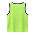 thumbnail image 6 of WPPGONE Kids Boys Active Tank Tops Contrast Ringer Trim Sleeveless Workout Shirts Chest Patch Detail Breathable Summer Gym Tees Casual Sports Basketball Running Clothes Outfits, 6 of 8