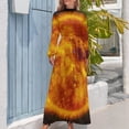 thumbnail image 3 of Robe Longue d'Été Robe Coréenne Vêtements pour Femmes 2024 Nouveautés, 3 of 4
