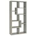 thumbnail image 6 of Theo 71-inch 6-shelf Bookshelf Grey Driftwood, 6 of 11
