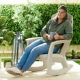 thumbnail image 7 of Semco Plastics Rockaway Heavy Duty Resin All-Weather Outdoor Rocking Chair, 7 of 7