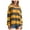 Yellow, variant on Color Blocked Sweatshirts for Women Oversized Loose Fit Y58k Drop Shoulder Pullover Casual Striped Long Sleeve Shirts Tops Yellow,2XL