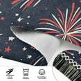 thumbnail image 6 of Yayeee Runner Rug for Bedroom 2'x6' Machine Washable Hallway Non Slip Mat, Red and White Fireworks Pattern, 6 of 8