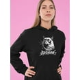 thumbnail image 2 of Hate Everything Grumpy Cat Hoodie Women -T-Line Designs, Female Small, 2 of 4