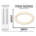 thumbnail image 2 of Unfinished Wood Oval Outline Shape 24" / 1/2", 2 of 3