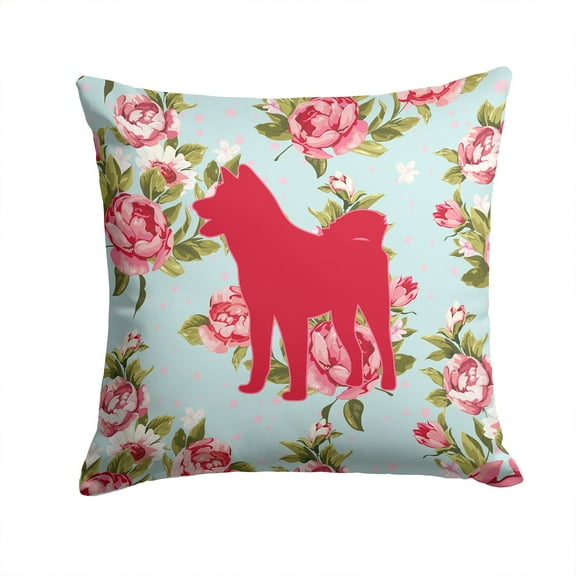 Akita Shabby Chic Blue Roses BB1082 Fabric Decorative Pillow