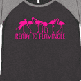 thumbnail image 4 of Inktastic Ready to Flamingle- Pink Flock of Flamingos Women's Plus Size T-Shirt, 4 of 5