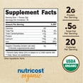 thumbnail image 3 of Nutricost Organic Chlorella Powder 8 oz, 3000mg Per Serving, Supplement, 3 of 5