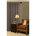 thumbnail image 3 of Lumi 5/8" Single Drapery Curtain Rod Set with Faceted Square Finials, Oil Rubbed Bronze, 48"-84", 3 of 5
