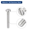 thumbnail image 4 of 304 Stainless Steel Machine Screws, 50 Pack M4x30mm Slotted Drive Pan Head Screw Bolts, 4 of 5
