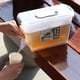 thumbnail image 3 of Dryckesdispenser med kran 3,5L Vattendispenser, för kylskåp, Limonaddispenser Kylskåps Kallvattenkokare Tetillverkning Plast Saftdispenser, 3 of 4