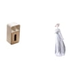 thumbnail image 1 of caja de pañuelos,Funda para caja de pañuelos de cuero sintético para dormitorio,Figura de escritorio,Estatua de niña linda de escritorio,adorno nórdico moderno,Figura de niña para, 1 of 8