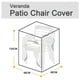 thumbnail image 5 of Fundas impermeables Yuarrent para sillas de exterior jardín y patio Gris 68x68x120cm, 5 of 6