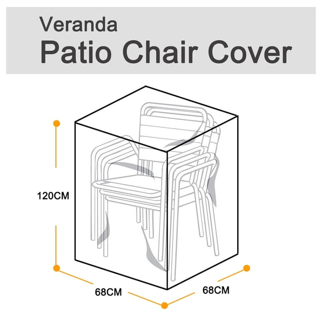 Baohd Ensemble de Meubles de Jardin Couvre Ensemble Extérieur à la Recherche Meilleur Rangement Pratique Couverture de Protection Extérieure Gris 64x64x120cm