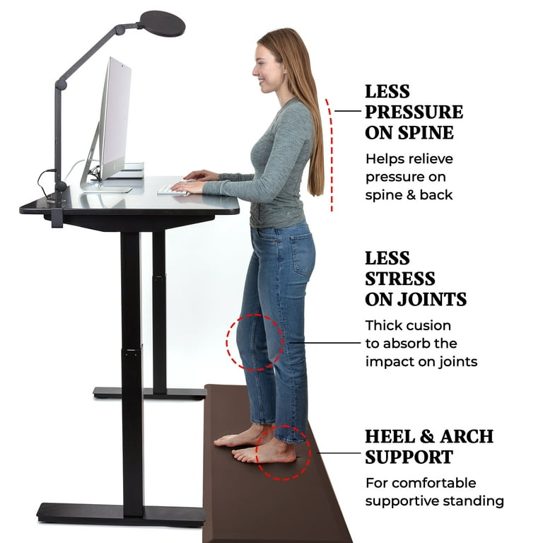 Mount-It Large Anti-Fatique Standing Desk Comfort Floor Mat