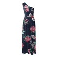 thumbnail image 5 of Lenago Robe de Bal Grande Taille Mode Décontractée d'Été Sans Manches Imprimée à une Épaule Fendue Robe de Plage d'Été en Liquidation, 5 of 5