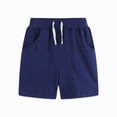 thumbnail image 1 of Gubotare Shorts pour Petits Garçons Short pour Hommes à Évacuation de l'Humidité devant Plat Extensible Short de Performance 5t (Marine,5 Ans), 1 of 4