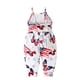 thumbnail image 5 of Body De Bebé Canastilla Onesies Para Niñas Pequeñas Verano De Los Niños Día De La Independencia Mameluco Sling Sin Mangas Sin Espalda Mono Corto Blanco Odeerbi LM103-4186, 5 of 8
