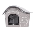thumbnail image 1 of Maison Rafraîchissante pour Animaux, Maison Rafraîchissante Pliable pour Chat avec Bloc Réfrigérant, Tapis Doux, Abri Portatif pour Chat Résistant aux Intempéries pour Jardin, Maisons pour Chiens d'Intérieur et d'Extérieur pour Petits, Moyens et Grands Chiens Chats, 1 of 7