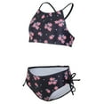 thumbnail image 4 of SILVERCELL Girls 2 Piece Bikini Swimsuit Swimwear Summer Beach Sport Bathing Suits for 7-14 Years Old Kids, 4 of 8