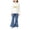 D-white, variant on LNMQLPDBS Girls Hoodie Set Toddler Cute Graphic Pullover and Flared Jean Kids Casual 2 Piece Set Sweatshirt with Denim Pants Matching Set for Outdoor School Daily Wear