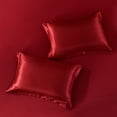 thumbnail image 3 of JML Luxury Satin 8-Piece Comforter Set Cal King,Silky Satin Bed In A Bag Comforter Set, 3 of 5
