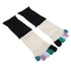 thumbnail image 3 of Calcetines con cinco dedos para mujer Calcetines con punta tubo a media pantorril - Colores Negro Macarena Calcetines Five Fingers, 3 of 8